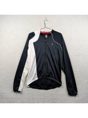Specialized Cycling Jacket Performance Mens Sz M Full Zip Black / White Read